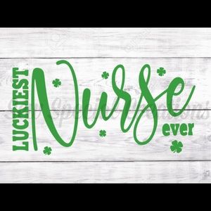 St patty nurse shirt